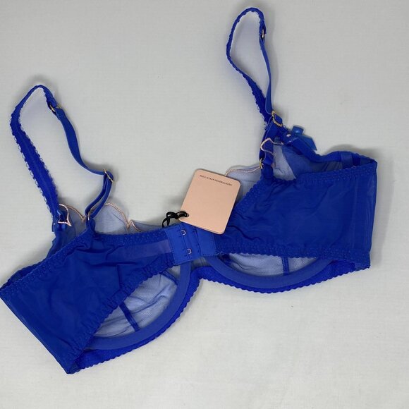 Agent Provocateur Lorna Blue Peach Bra NWT - Picture 11 of 14